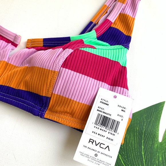 🌺 RVCA MAKO BRALETTE BIKINI TOP🌺 - Picture 5 of 8